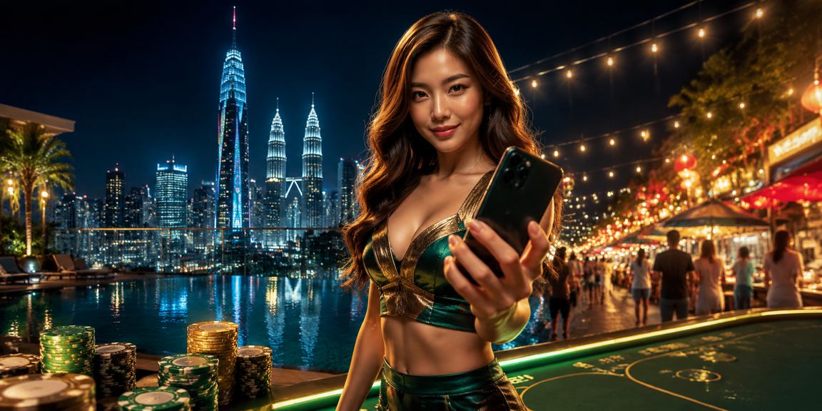 Pengguna Kuala Lumpur menggunakan telefon mudah alih untuk akses platform taruhan sukan