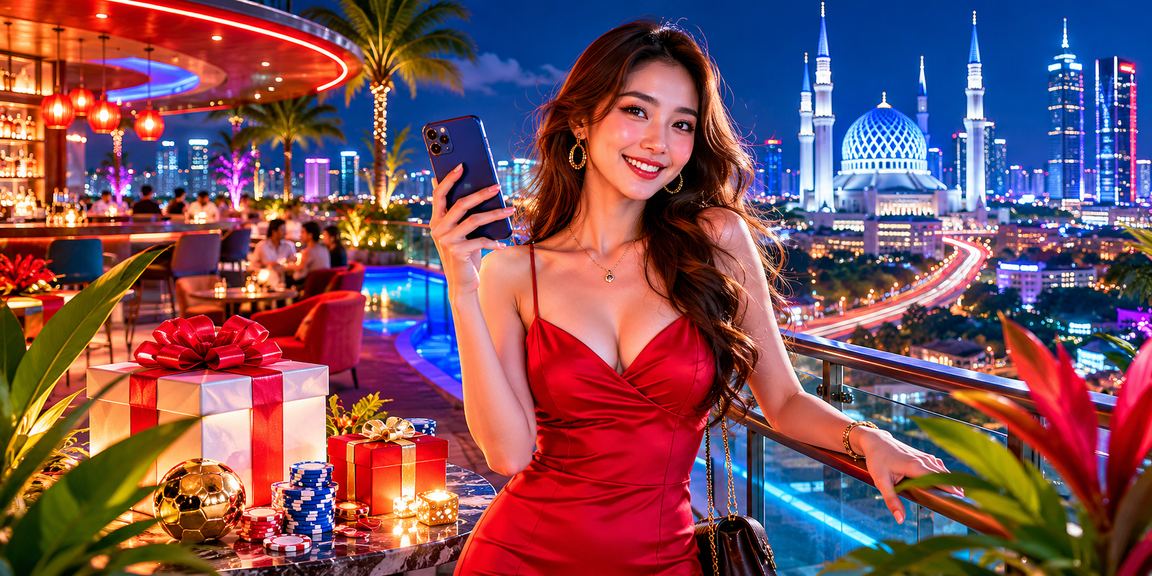 Pengguna Selangor menggunakan platform kasino dalam talian melalui telefon mudah alih